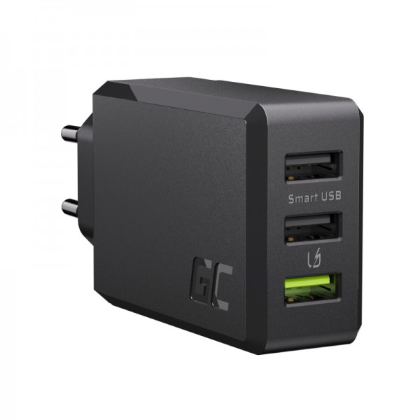Green cell charger 30w gc chargesource 3 with ultra charge and smart charge - 3x usb-a