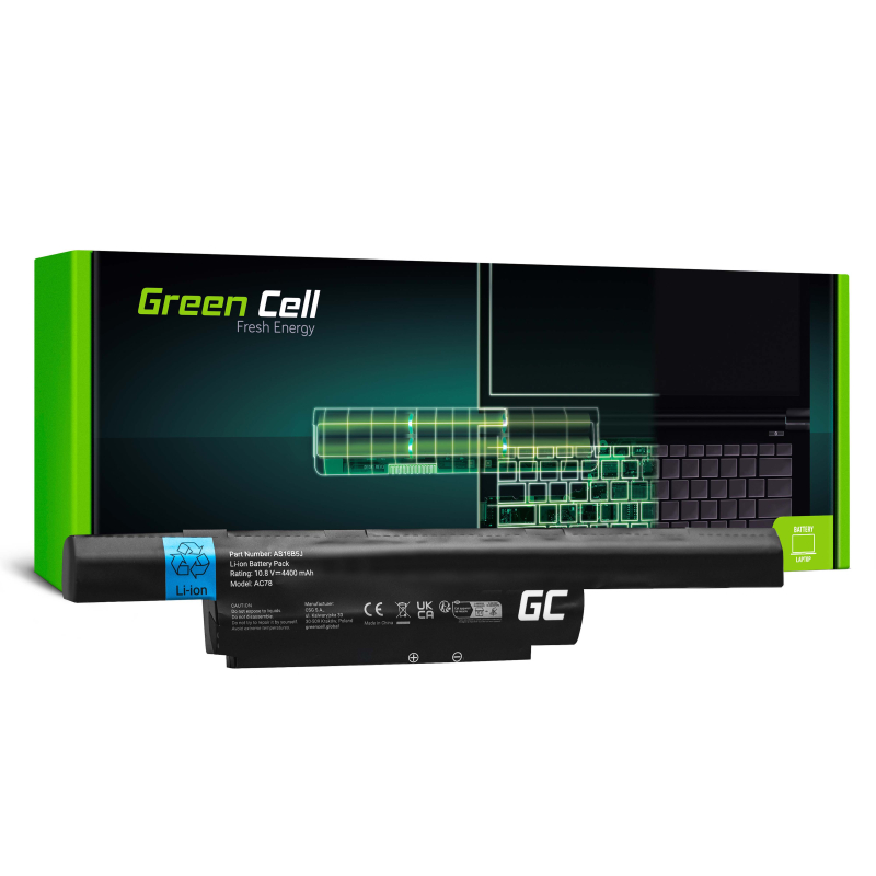 Green cell battery as16b5j as16b8j for acer aspire e15 e5-575 e5-575g f15 f5-573 f5-573g travelmate p259-m p259-g2-m
