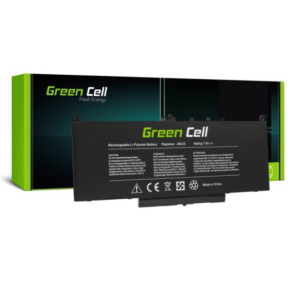 Laptop battery green cell ® j60j5 for dell latitude e7270 e7470