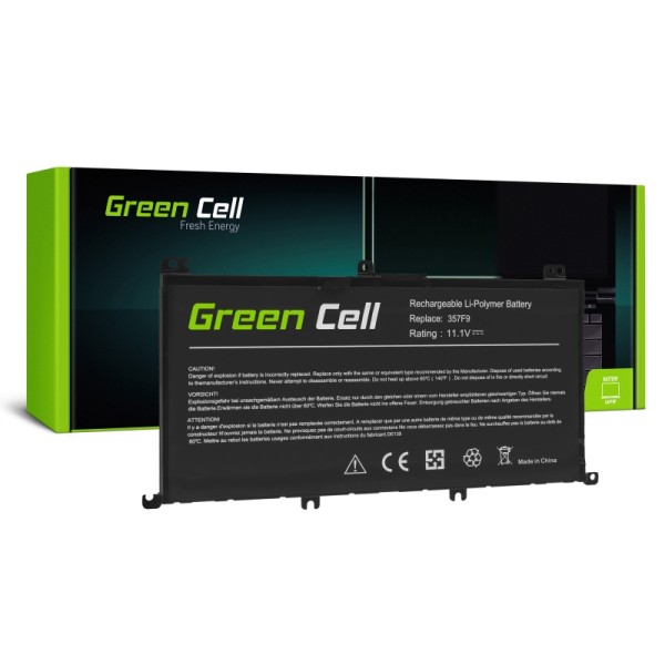Green cell batteria 357f9 per dell inspiron 15 5576 5577 7557 7559 7566 7567