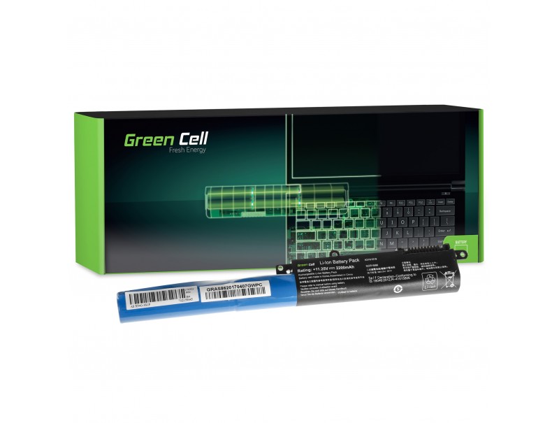 Green cell ® laptop battery a31n1519 for asus f540 f540l f540s r540 r540l r540s x540 x540l x540s