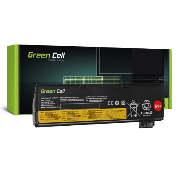 Green cell® extended battery for lenovo thinkpad t470 t570 a475 p51s t25