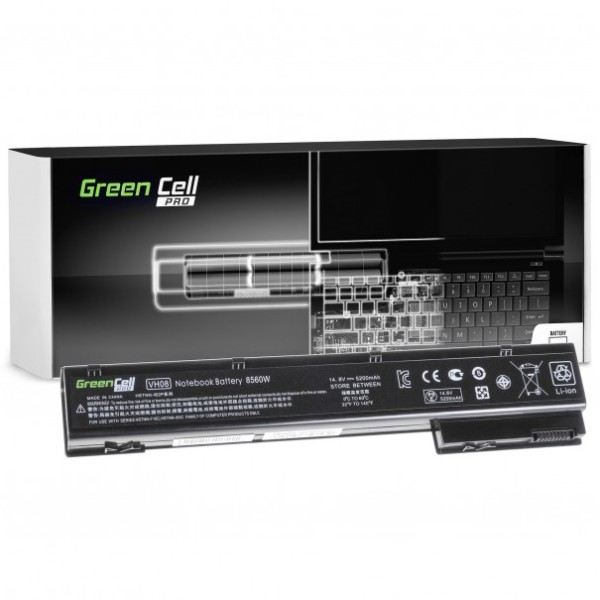 Green cell pro ® laptop battery vh08xl for hp elitebook 8560w 8570w 8760w 8770w