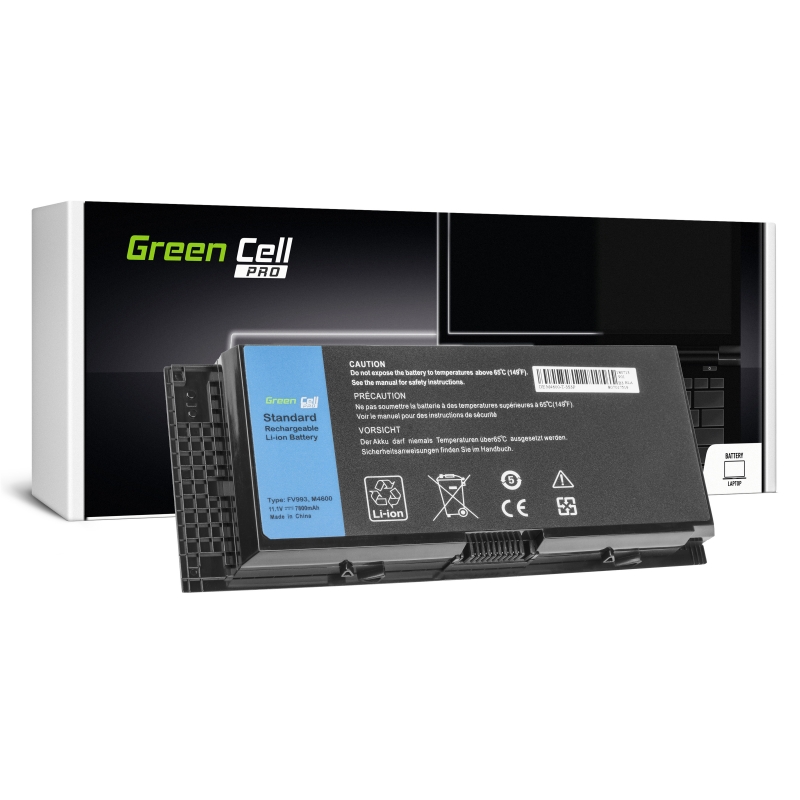 Green cell ® pro laptop battery fv993 for dell precision m4600 m4700 m4800 m6600 m6700