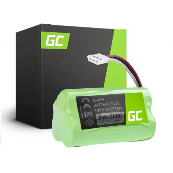 Battery green cell 180aahc3tmx for speaker logitech s315i / s715i / z515 / z715 / s-00078 / s-00096 / s-00100 ni-mh 2000mah