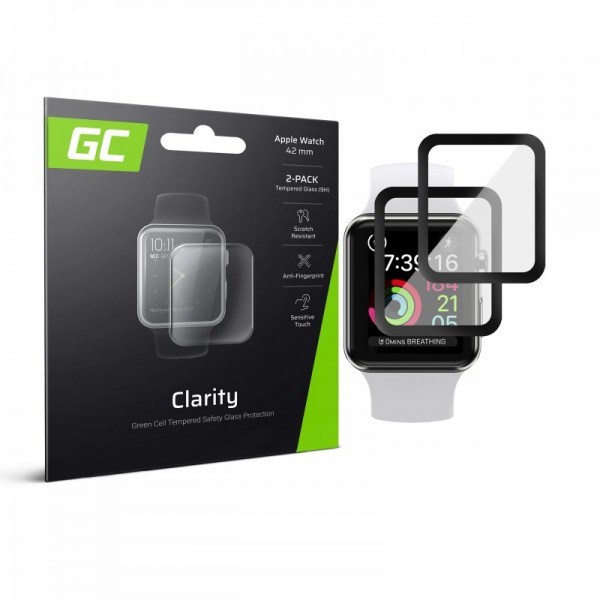 2x gc clarity screen protector for apple watch 42mm