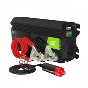 Green cell pro car power inverter converter 12v to 230v 500w/1000w with usb