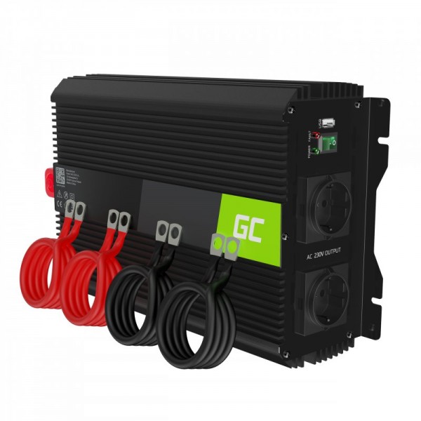 Green cell pro car power inverter converter 12v to 230v 2000w/4000w with usb