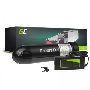 Green cell e-bike battery 24v 12ah 288wh down tube ebike 2 pin with charger