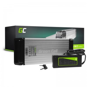Green cell e-bike battery 36v 15ah 540wh rear rack ebike c13 with charger