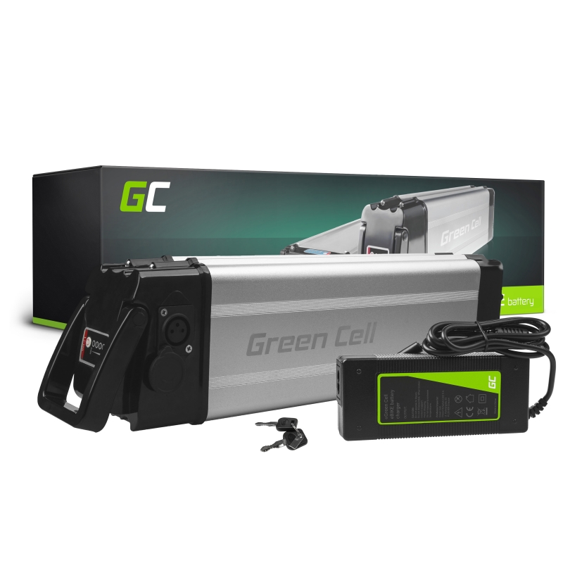 Green cell e-bike battery 24v 12ah 288wh silverfish ebike 4 pin with charger