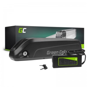 Green cell e-bike battery 36v 10.4ah 374wh down tube ebike ec5 for ancheer, samebike, fafrees with charger