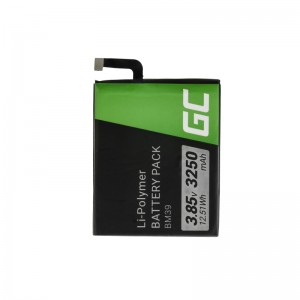 Green cell battery bm39 for xiaomi mi 6 mi6 3250mah