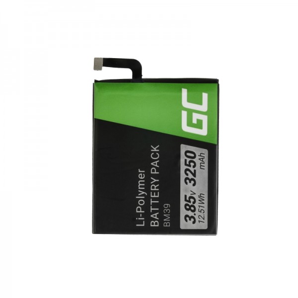 Green cell battery bm39 for xiaomi mi 6 mi6 3250mah